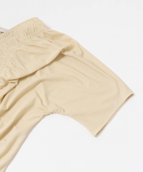 LAATO（ラート）の「shirring one piece（ワンピース・レディース・ブラック/アイボリー/グレー・FREE）」の13枚目の写真