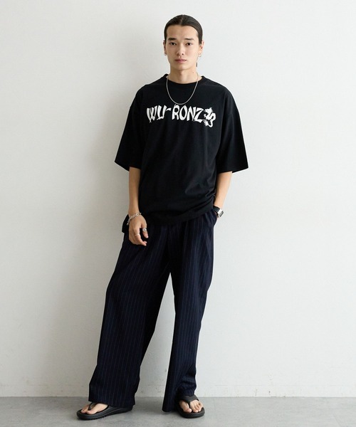 RAGEBLUE(レイジブルー)の「【TOKYO TRIBE】コラボプリント/オーバーサイズTシャツ(Tシャツ/カットソー・メンズ・ブラック/グリーン/ホワイト・LARGE/MEDIUM)」の8枚目の写真