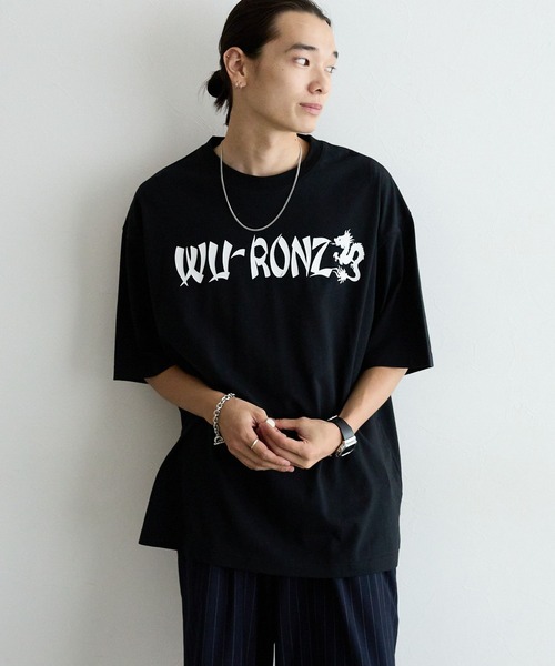 RAGEBLUE(レイジブルー)の「【TOKYO TRIBE】コラボプリント/オーバーサイズTシャツ(Tシャツ/カットソー・メンズ・ブラック/グリーン/ホワイト・LARGE/MEDIUM)」の10枚目の写真