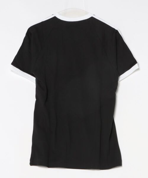 SALON adam et rope'(サロン アダム エ ロペ)の「【adidas(アディダス)】3stiripes TEE(Tシャツ/カットソー・レディース・ブラック/ホワイト・S)」の3枚目の写真