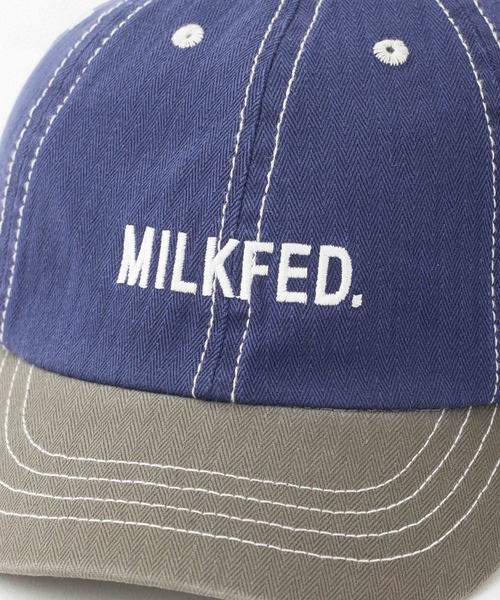 MILKFED.（ミルクフェド）の「MILKFED. AT HEAVEN27 CAP（キャップ・レディース・ブラック/ネイビー/ブラウン・ONE SIZE）」の6枚目の写真