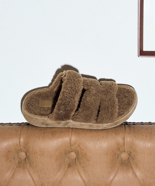 GRISEムートンカットワークサンダル（サンダル）｜LE TALON（ルタロン  