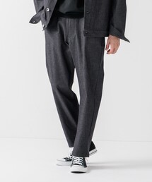 THE SHOP TK  | エバーデニムワイドパンツ　セットアップ可／色落ちしにくい(デニムパンツ)