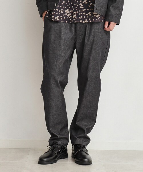 THE SHOP TK (ザ ショップ ティーケー )の「エバーデニムワイドパンツ セットアップ可/色落ちしにくい(デニムパンツ・メンズ・ブラック/ネイビー・02/03/04)」の6枚目の写真