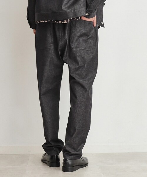 THE SHOP TK (ザ ショップ ティーケー )の「エバーデニムワイドパンツ セットアップ可/色落ちしにくい(デニムパンツ・メンズ・ブラック/ネイビー・02/03/04)」の7枚目の写真