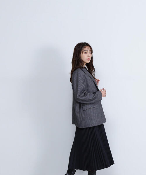 NATURAL BEAUTY BASIC(ナチュラルビューティーベーシック)の「◇ 【Oggi掲載】ミニチドリダブルジャケット(テーラードジャケット・レディース・ブラック・SMALL/MEDIUM)」の5枚目の写真