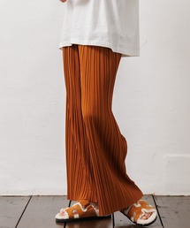 セミワイドプリーツパンツ