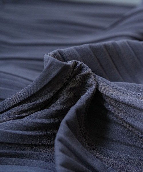 mili an deni（ミリアンデニ）の「セミワイドプリーツパンツ（その他パンツ・レディース・ブラウン/グリーン/ブラック/チャコールグレー/アッシュグレー・M）」の22枚目の写真