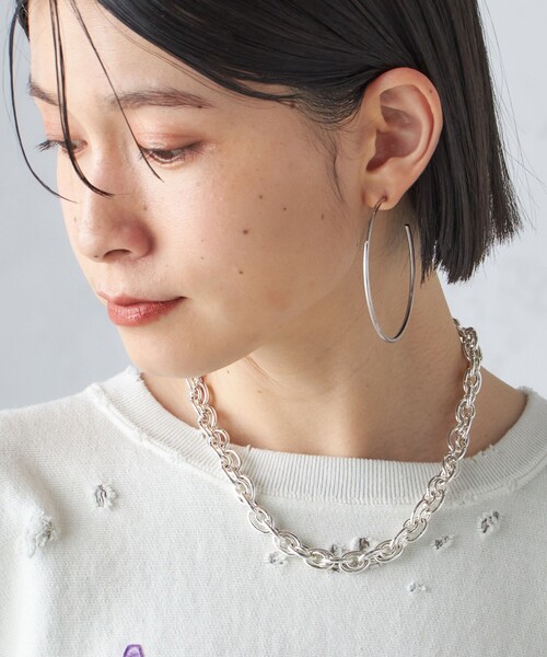SHIPS（シップス）の「ミックス チェーン ネックレス（ネックレス・レディース・シルバー/ゴールド・ONE SIZE）」の2枚目の写真