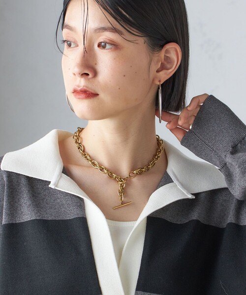 SHIPS（シップス）の「ミックス チェーン ネックレス（ネックレス 