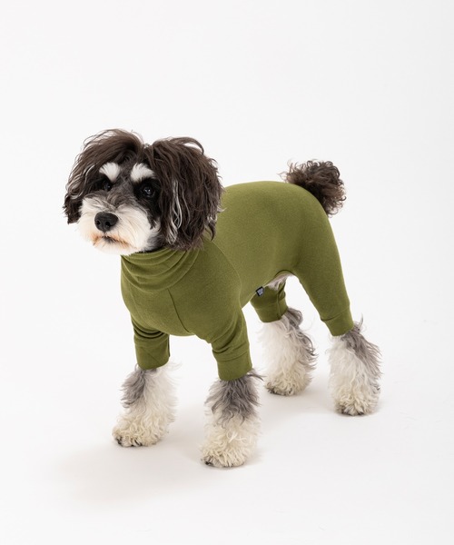 MANDARINE BROTHERS（マンダリンブラザーズ）の「スキンタイトスーツ/小型犬/M/MD/L（ペットウェア・レディース・ピンクベージュ/チョコ/マスタード/アイボリー/ターコイズブルー/オレンジ/カーキ/パープル/グレー/ネイビー/ブラック/ピンク/ミント・M/L/MD）」の6枚目の写真