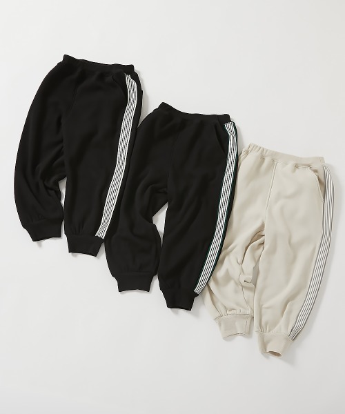 devirock(デビロック)の「RICH WARM 裏シャギー ライン ワイドジョガーパンツ(その他パンツ・キッズ・ブラック系その他2/ブラック系その他/アイボリー系・90cm/100cm/110cm/120cm/130cm/140cm/150cm/160cm)」の15枚目の写真