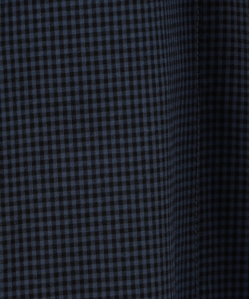 ONIGIRI（オニギリ）の「スモールギンガムチェック シャツワンピース（シャツワンピース・レディース・ネイビー/ベージュ/カーキ・FREE）」の16枚目の写真