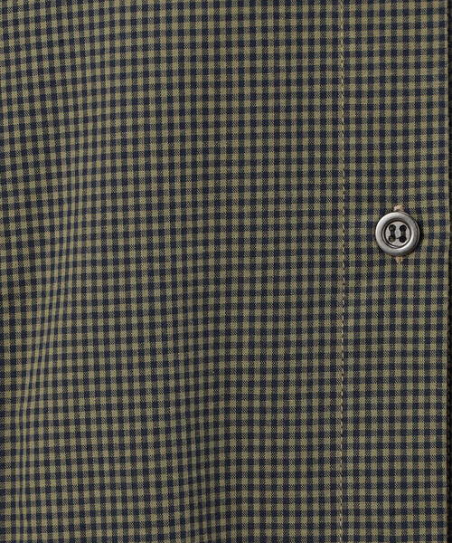 ONIGIRI（オニギリ）の「スモールギンガムチェック シャツワンピース（シャツワンピース・レディース・ネイビー/ベージュ/カーキ・FREE）」の18枚目の写真