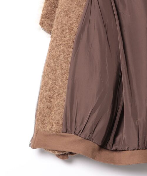 SANSeLF(サンセルフ)の「【LONSLAN】ボリュームボアブルゾン sanwl24a019(ブルゾン・レディース・ブラウン・FREE)」の11枚目の写真