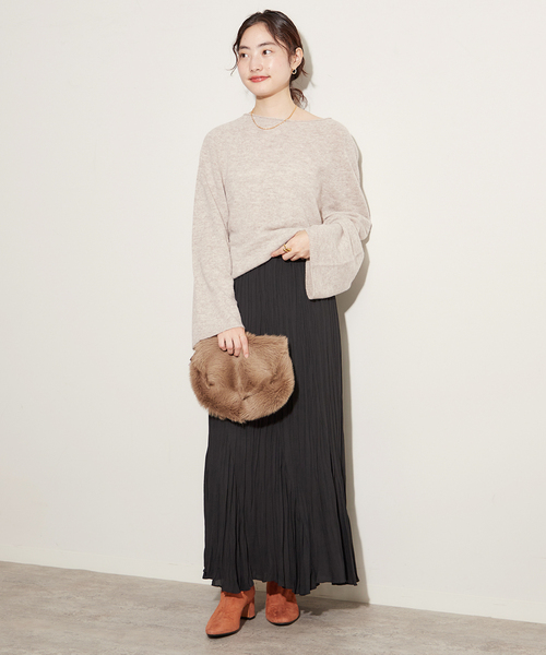 plage Tasmania Natural Wool プルオーバー セール】Tasmania Natural Wool プルオーバー（ニット/セーター