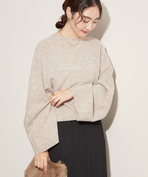 plage Tasmania Natural Wool プルオーバー セール】Tasmania Natural Wool プルオーバー（ニット/セーター