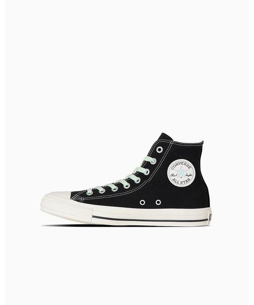 CONVERSE ALL STAR(コンバースオールスター)の「ALL STAR PC HI / オールスター PC HI(スニーカー・メンズ・ブラック×グリーン・3/3.5/4/4.5/5/5.5/6.5/7/7.5/8/8.5/9/9.5/10.5/11.5)」の1枚目の写真