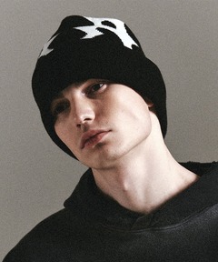 BOTT / ボット：B Logo Skull Cap Beanie：BOTT-25AW-69[WAX]（ニット