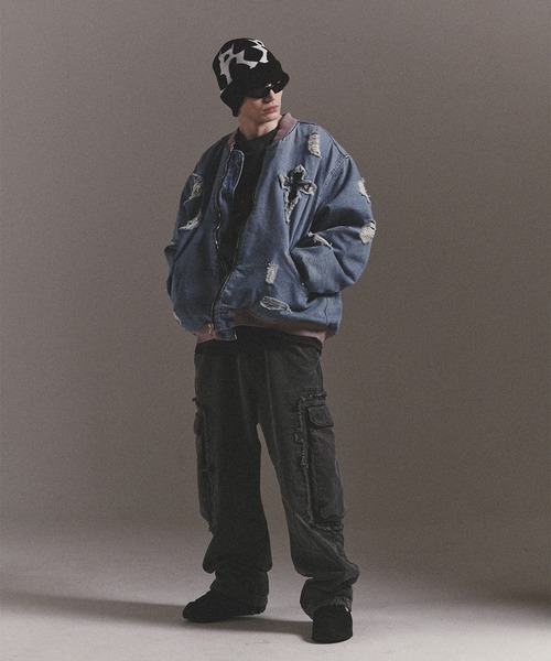 LIBERE リベーレ / GHOST BALACLAVA BEANIE ゴーストバラクラバビーニー ニットキャップ / 245406（ニットキャップ/ビーニー）｜LIBERE（リベーレ）