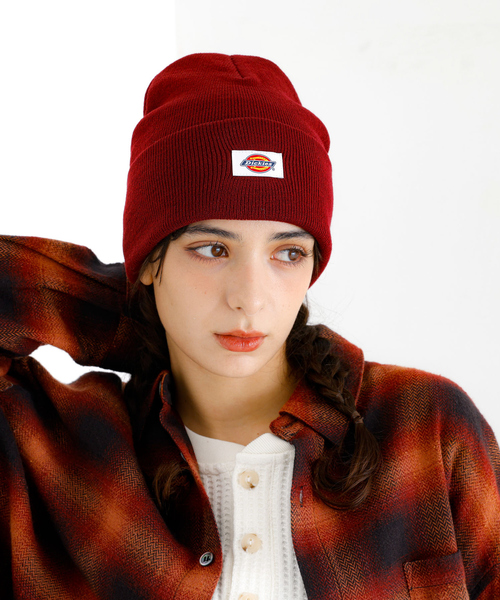 Dickies(ディッキーズ)の「【Dickes /ディッキーズ】 Knit-watch/定番ビーニーAWカラー(ニットキャップ/ビーニー・メンズ・レッド/ブラウン/ライトグレー/ブラック・フリー)」の4枚目の写真