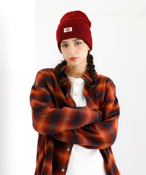 Dickies(ディッキーズ)の「【Dickes /ディッキーズ】 Knit-watch/定番ビーニーAWカラー(ニットキャップ/ビーニー・メンズ・レッド/ブラウン/ライトグレー/ブラック・フリー)」の11枚目の写真