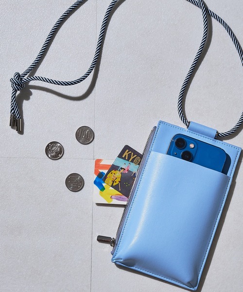 ORiental TRaffic（オリエンタルトラフィック）の「スマホショルダーバッグ BA-243（ショルダーバッグ・レディース・ブラック/ブルー/ベージュ/ピンク/レッド・ﾌﾘ-）」の3枚目の写真