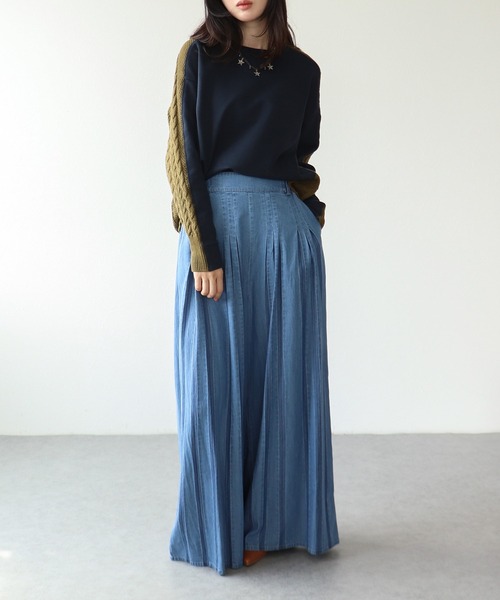 Three Four Time(スリーフォータイム)の「スエットニットドッキングプルオーバー(パーカー・レディース・オフホワイト/カーキ/ネイビー・FREE)」の7枚目の写真