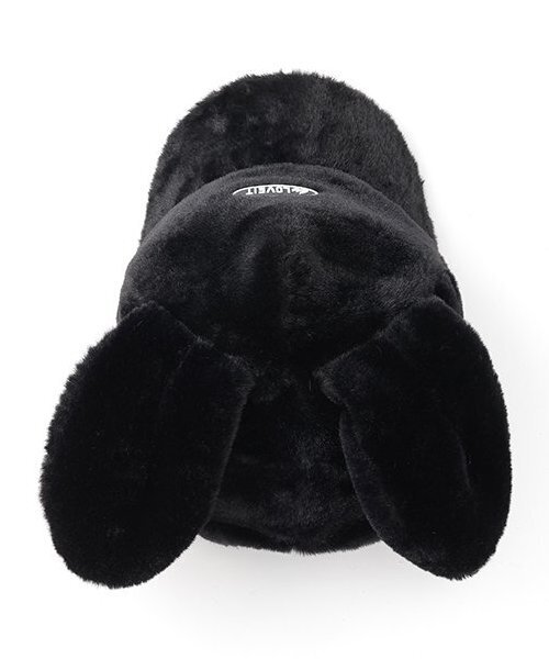 by LOVEiT（バイラビット）の「ウサミミキャップ（キャップ・キッズ・オフホワイト/ブラック・M/L）」の7枚目の写真