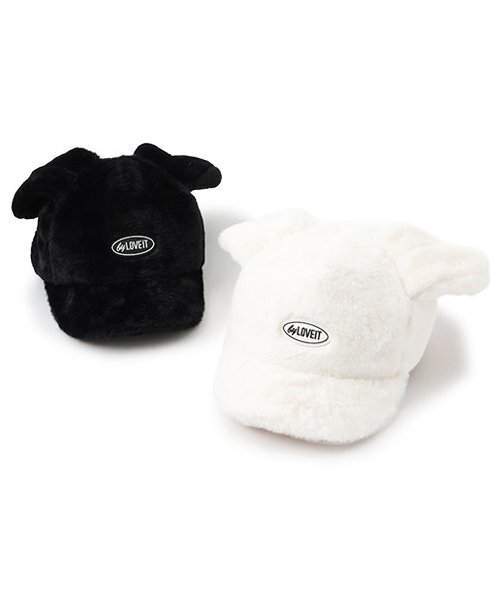 by LOVEiT（バイラビット）の「ウサミミキャップ（キャップ・キッズ・オフホワイト/ブラック・M/L）」の9枚目の写真
