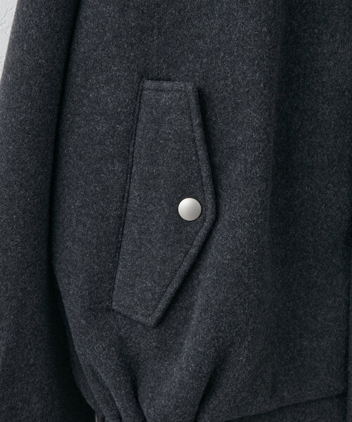 セール】【ユニセックス/WEB限定】中空糸スタンドジップブルゾン