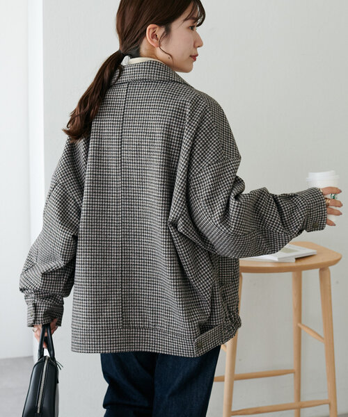 セール】【ユニセックス/WEB限定】中空糸スタンドジップブルゾン