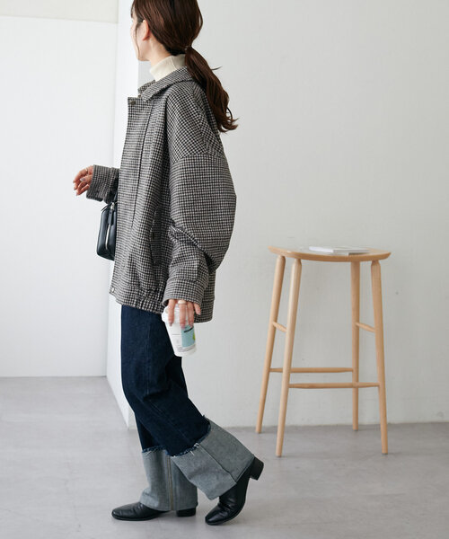 セール】【ユニセックス/WEB限定】中空糸スタンドジップブルゾン