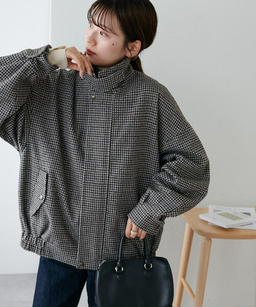 セール】【ユニセックス/WEB限定】中空糸スタンドジップブルゾン