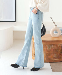 KOBE LETTUCE | ソフトフレアデニムパンツ(デニムパンツ)