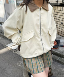 CIAOPANIC | 襟コーデュロイピーチスキンオーバージャケット(その他アウター)