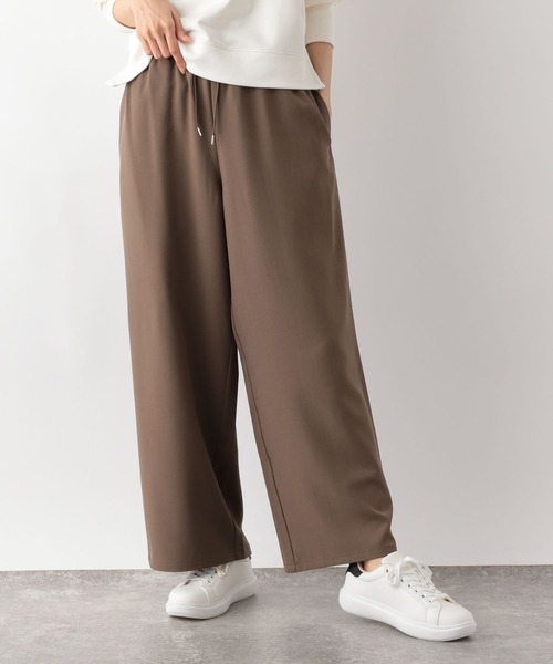 セール】お手入れらくらくギャザーワイドパンツ/149889（その他パンツ