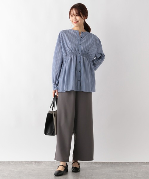 セール】お手入れらくらくギャザーワイドパンツ/149889（その他