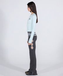 SCULPTOR（スカルプター）の「Cut Out Stripe Sweatpants/カットアウト