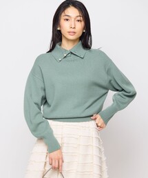 ウールカシミヤミックス ハイネックニット