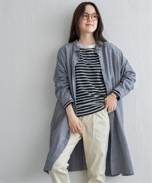 LBC(エルビーシー)の「コットン3WAYワンピース(シャツワンピース・レディース・ブラック/ネイビー/オレンジ・M/L)」の1枚目の写真