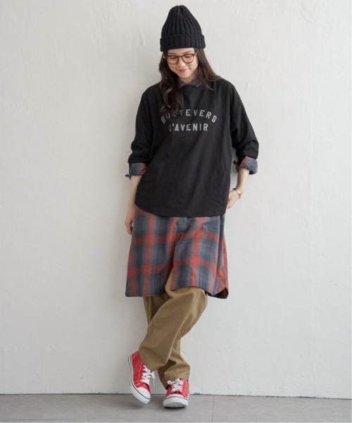 LBC(エルビーシー)の「コットン3WAYワンピース(シャツワンピース・レディース・ブラック/ネイビー/オレンジ・M/L)」の6枚目の写真