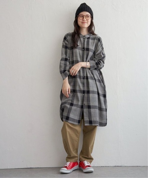 LBC(エルビーシー)の「コットン3WAYワンピース(シャツワンピース・レディース・ブラック/ネイビー/オレンジ・M/L)」の7枚目の写真