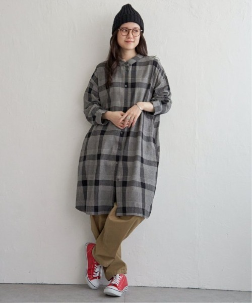 LBC(エルビーシー)の「コットン3WAYワンピース(シャツワンピース・レディース・ブラック/ネイビー/オレンジ・M/L)」の8枚目の写真