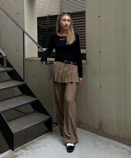 ロゴベーシックロンT（Tシャツ/カットソー）｜ACLENT