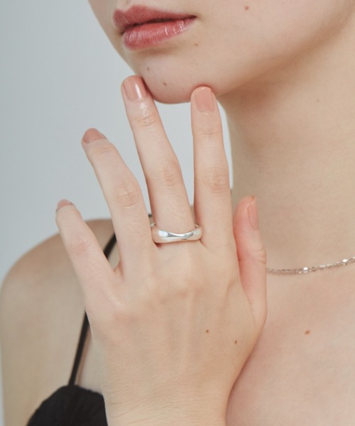 ciite'（シーテ）の「mat simple ring / マットシンプルリング（リング・レディース・ゴールド/シルバー・FREE）」の2枚目の写真