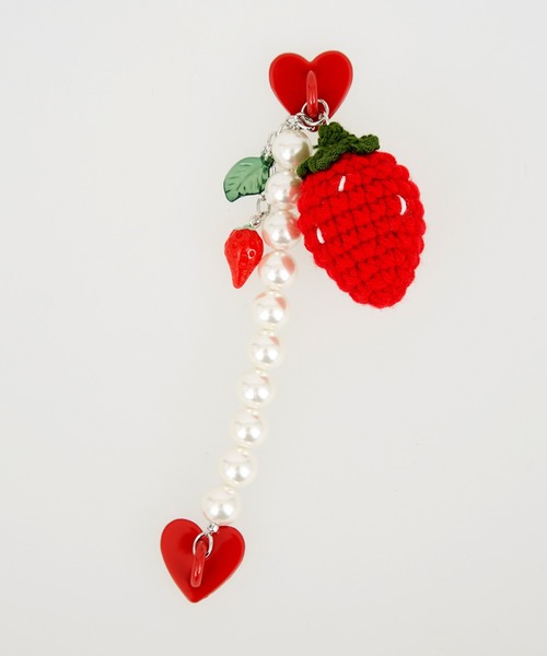 an meets zakka フルーツ＆パールチェーンスマホストラップ / スマホ