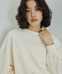 ADAM ET ROPE' | 【サステナブル・洗える】ボールバイオ加工スウェットシャツ(スウェット)