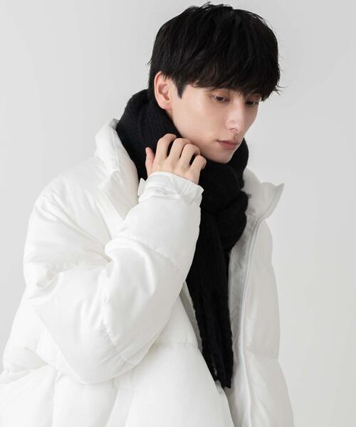 WEGO（ウィゴー）の「WEGO/リブニットストール（マフラー・レディース・ピンク/オレンジ/ホワイト/ブラック/ブルー・FREE）」の6枚目の写真