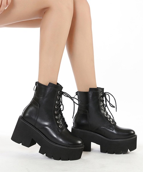 UNIF 厚底 ショートブーツ 超美品 レア（UNIF（ブーツ）のフリマ